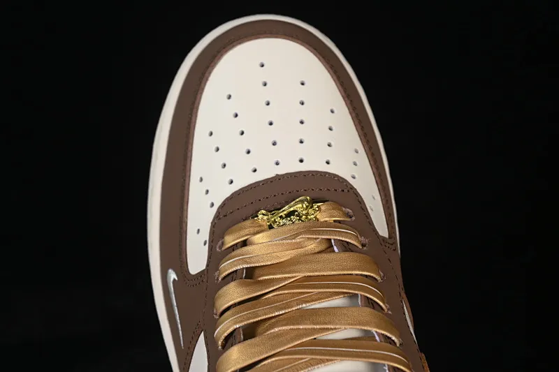All categories Nk Air Force 1 Air Force series Nk Air Force 1 Low Air Force low top Nike Air Force 1'07 Low Year of the Horse limited edition Golden Brown Nafu Air Force One low top casual sneakers IQ1119-011